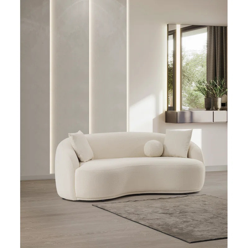 Bonita 77" Boucle Loveseat | Wayfair North America