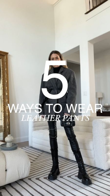 Styling Leather Pants | 5 Looks 
