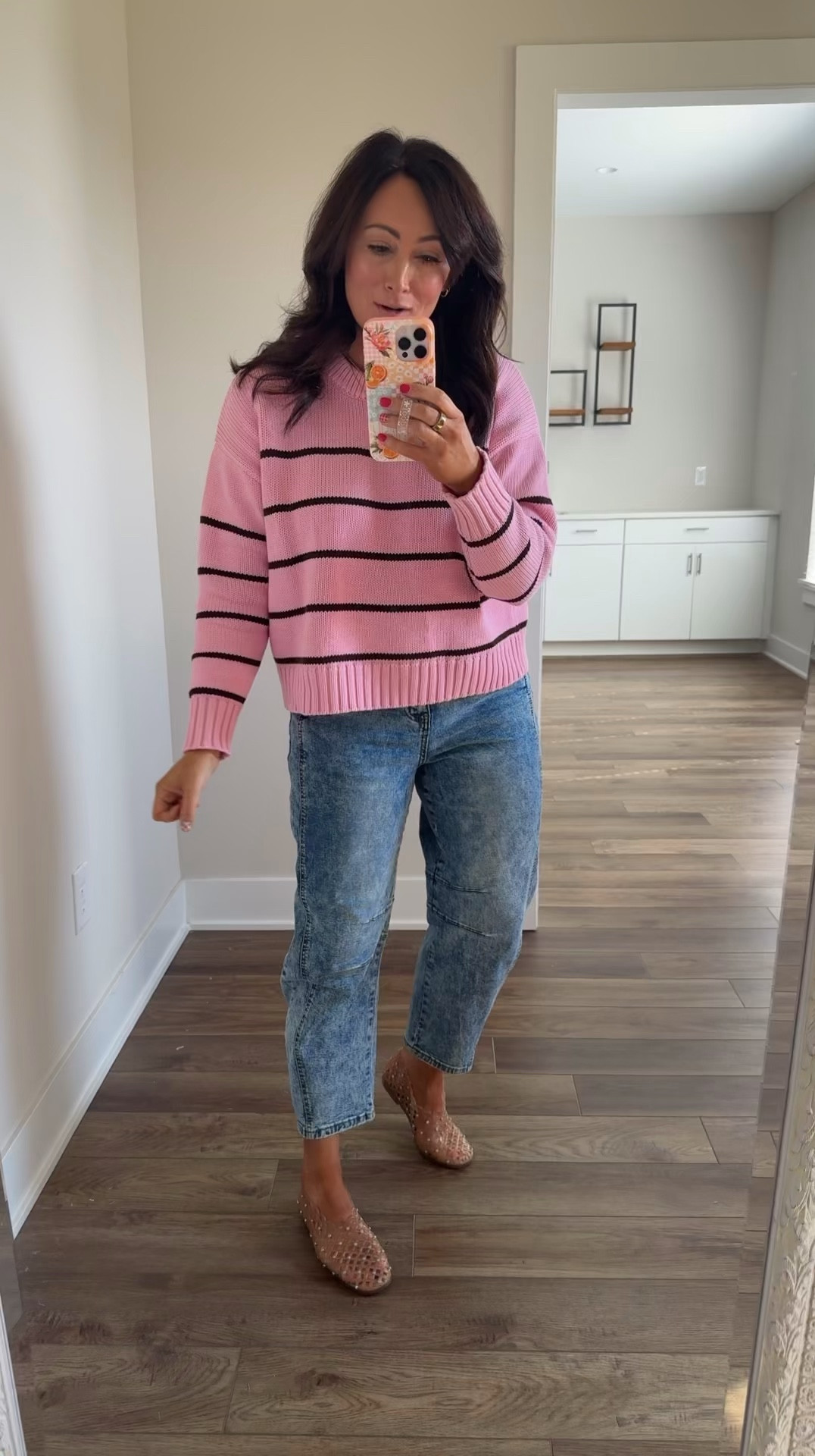 • medium sweater 
• medium denim 
• shoes true to size 

#LTKgrwm #LTKootd #LTKmorningroutine
