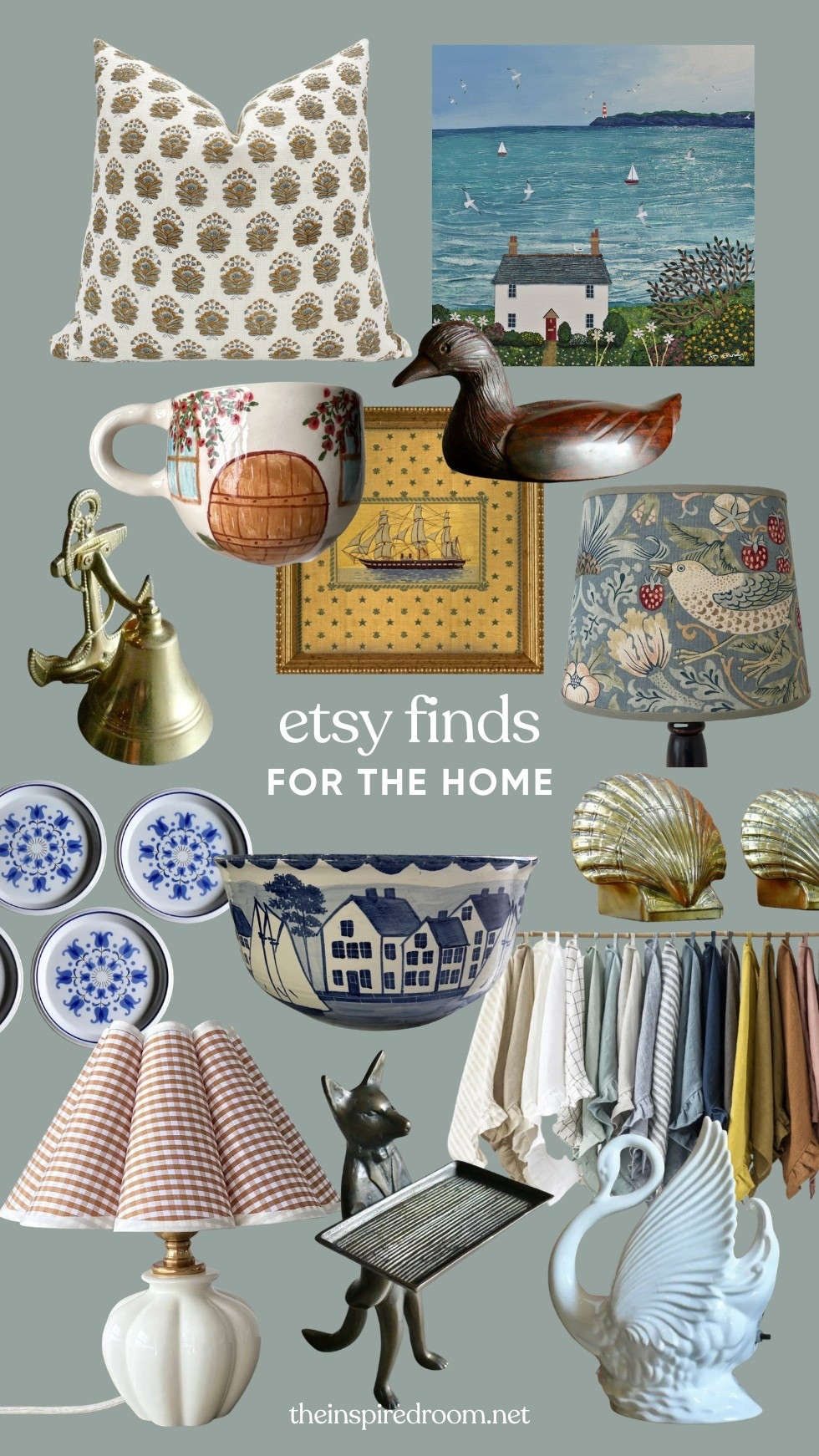 I always turn to @etsy for handmade treasures and thoughtfully selected pieces that bring personality and character to a home. It feels great supporting small businesses along the way, too! #ad #Etsy #EtsyCreatorCo

Here are a few of my recent Etsy finds (including several from the shop I found the prettiest vintage blue and white swan planter!). 

#LTKHome #LTKSeasonal #LTKSaleAlert