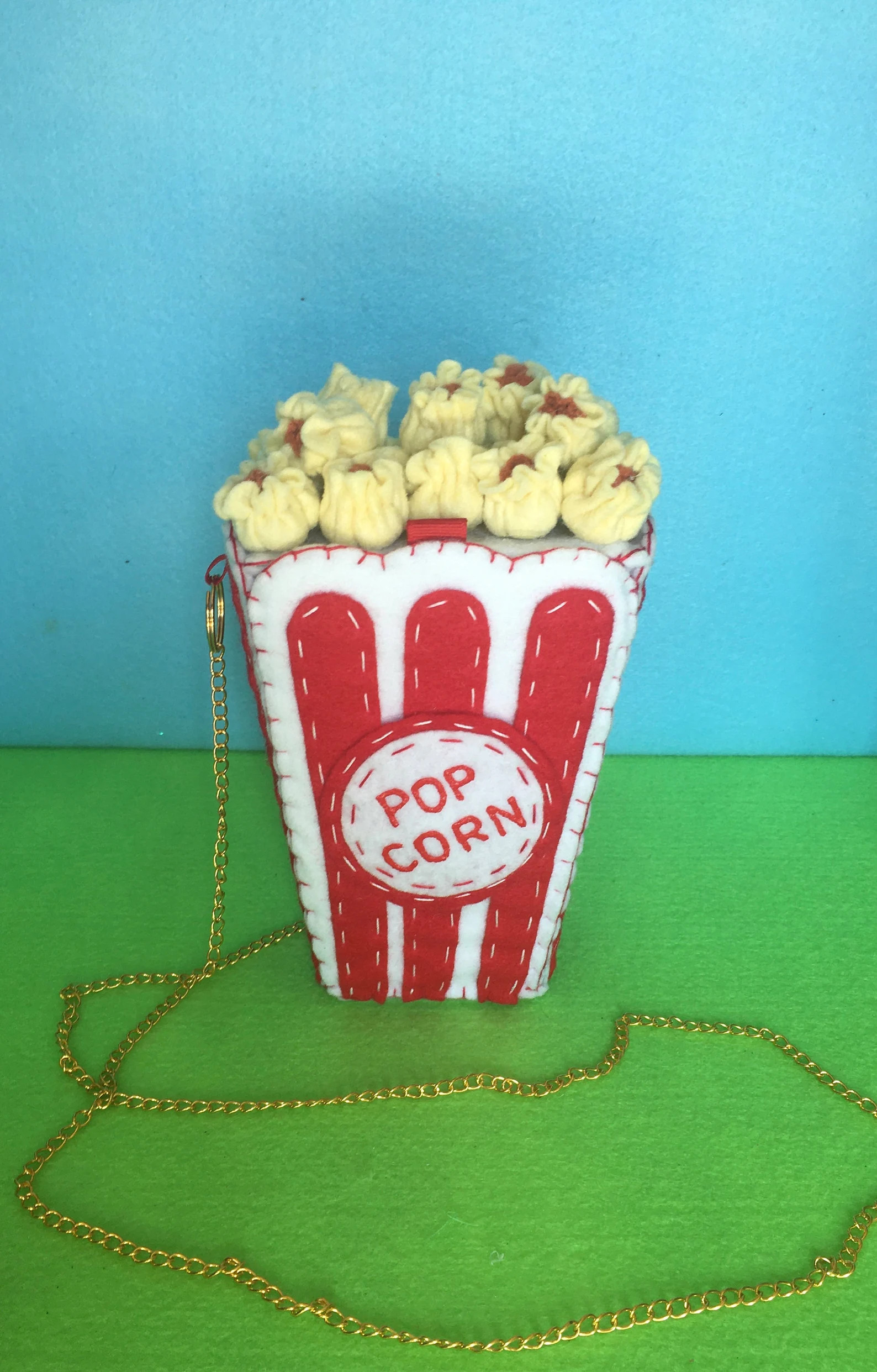 Popcorn Hand Stitched Cross Shoulder Hand Bag - Etsy | Etsy (US)