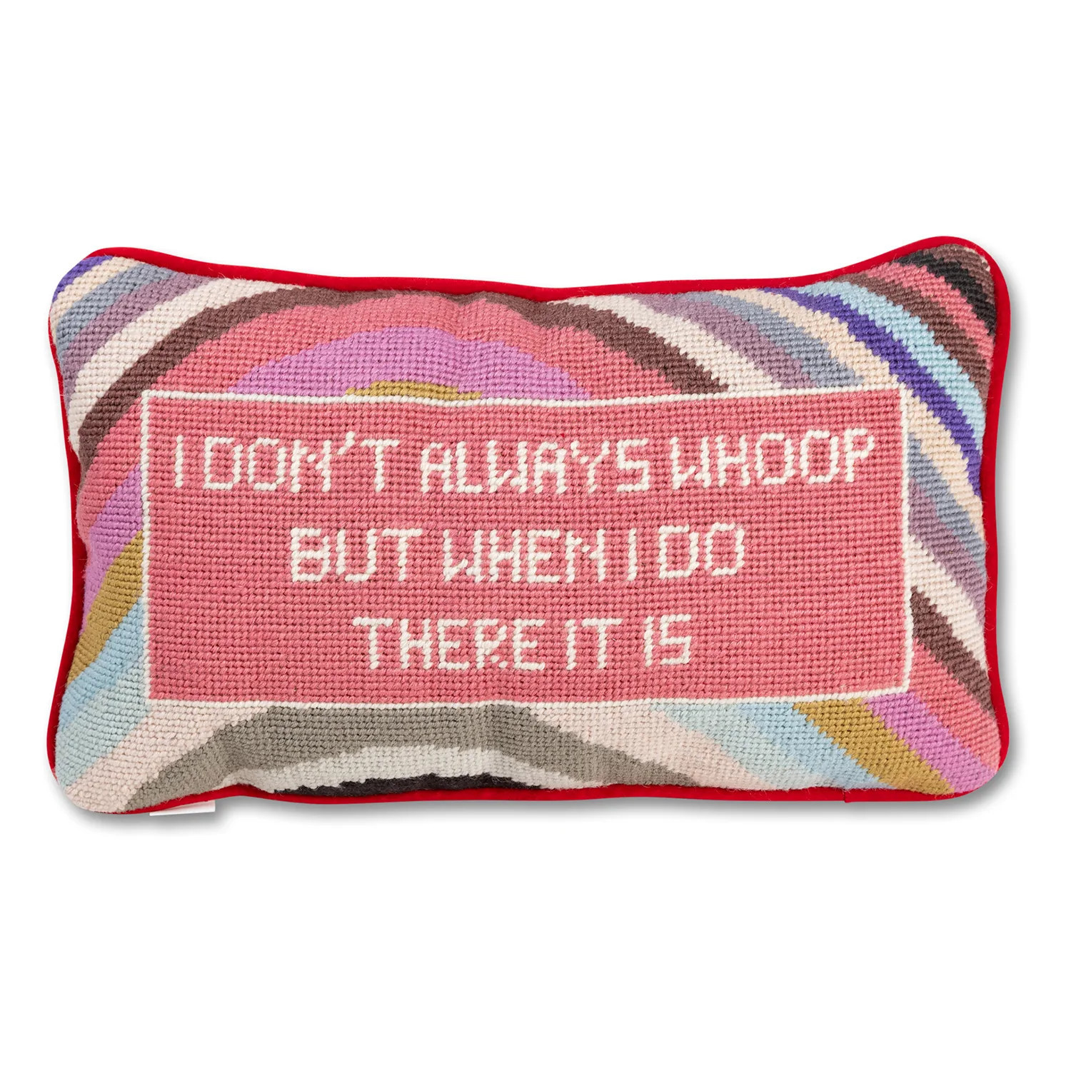 Furbish Studio - Whoop There It Is Needlepoint Pillow | Furbish Studio