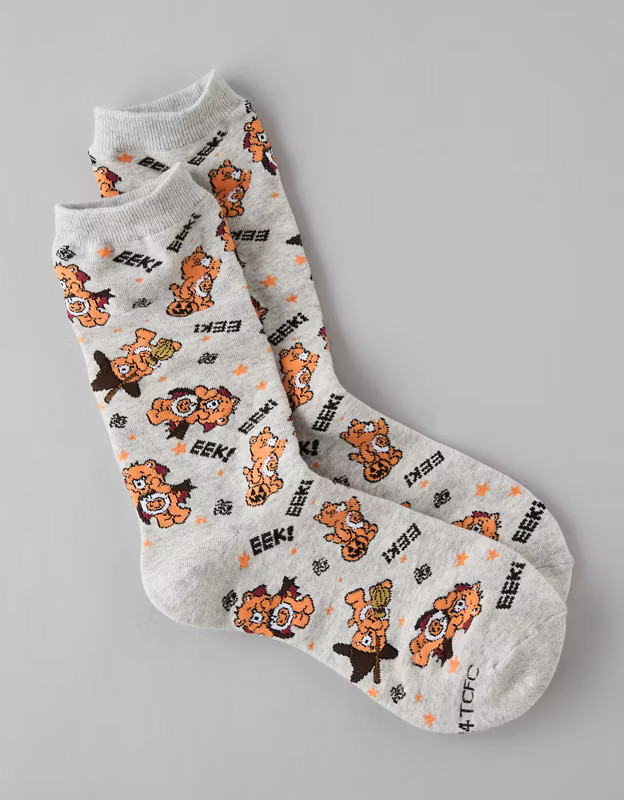 AE Care Bear Halloween Crew Socks | American Eagle Outfitters (US & CA)