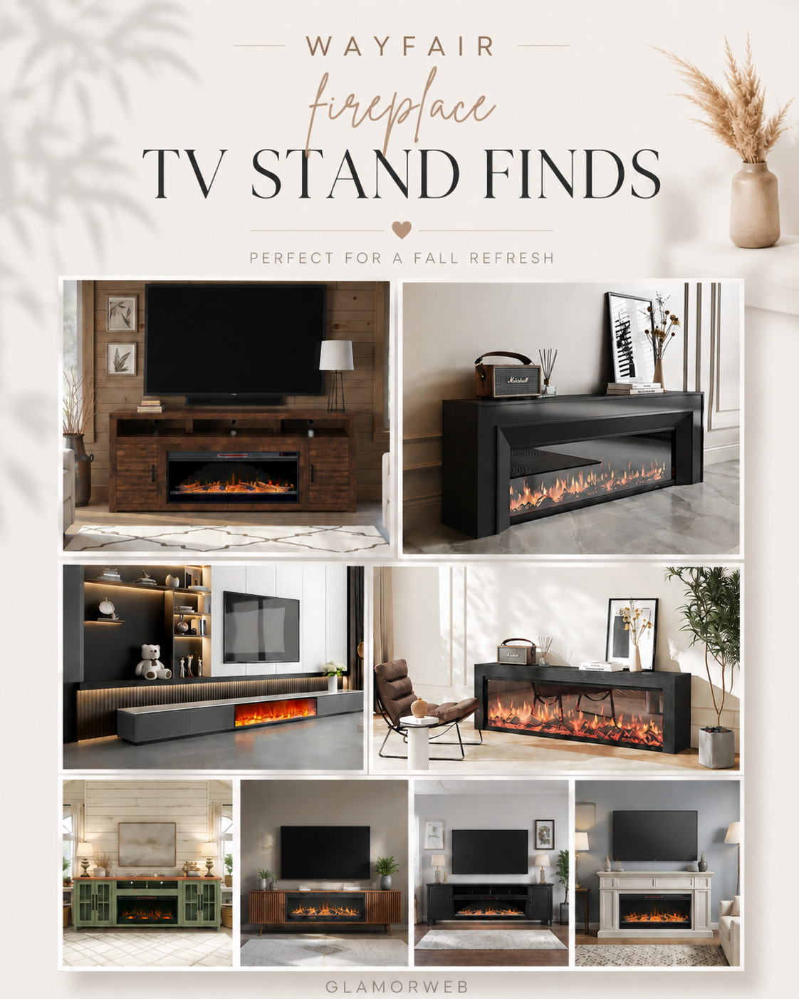 If a fall living room refresh is on your list, definitely check the Wayfair Labor Day Sale before buying anything full price 🙌 There are so many gorgeous TV stands with fireplaces and modern media consoles marked down with savings up to 70% off. I found options that fit 59”, 78”, 86”, 94”, 100” TVs and more, and I love how they bring together storage, cozy fireplace vibes, and that clean minimalist look all in one piece.
#Wayfair #WayfairLaborDaySale #WayfairDeals #LaborDaySale #TVStandWithFireplace #TVConsoleWithFireplace #MinimalistTVStand #ModernTVStand #MediaConsole #EntertainmentCenter #LivingRoomFurniture #FallLivingRoomRefresh #FallHomeDecor #CozyLivingRoomIdeas #FurnitureDeals #HomeFurnitureSale #ModernHome #LargeTVStand #LivingRoomInspo #FallHomeRefresh 

 #LTKSeasonal #LTKHome #LTKSaleAlert