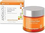 Amazon.com : Andalou Naturals Brightening Mask, Pumpkin Honey Glycolic, Exfoliating Face Mask wit... | Amazon (US)