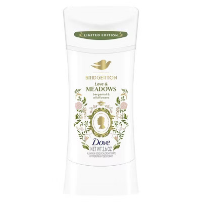 Dove Beauty Limited Edition Bridgerton Antiperspirant & Deodorant Stick - Love & Meadows - Bergamot & Wildflowers Scent - 2.6oz | Target