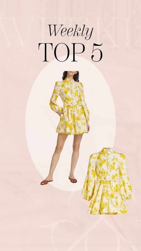 Weekly top 5
Belted floral dress
Summer dress
Saks fifth avenue 

#LTKunder100 #LTKstyletip #LTKunder50