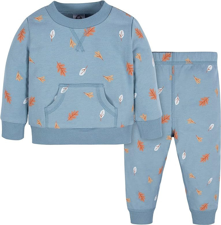 Gerber Baby Boys Toddler 2-piece Fleece Sweatshirt and Jogger Set | Amazon (US)