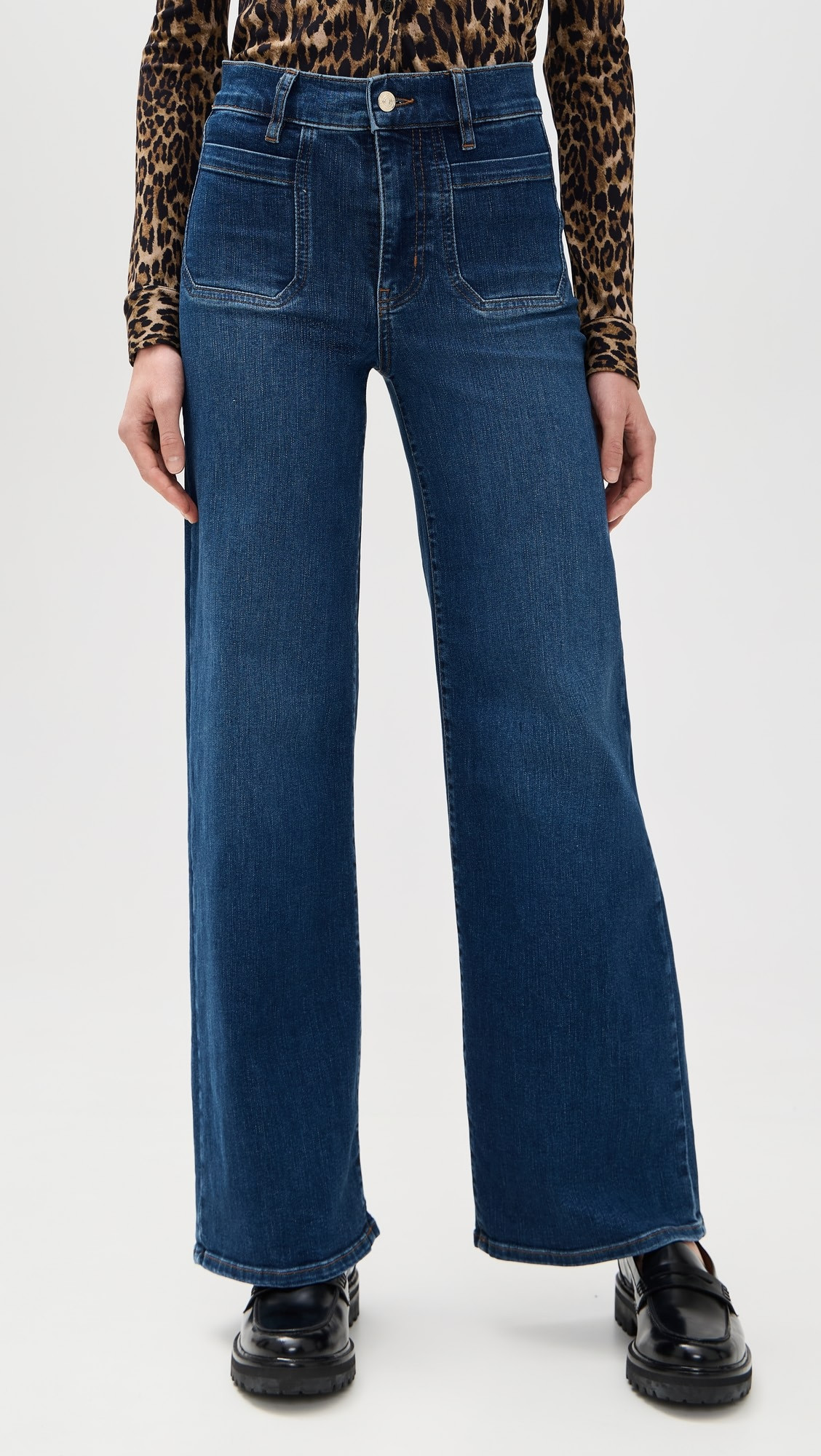 Le Slim Palazzo Modernist Pocket Jeans | Shopbop
