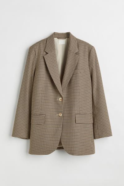 Oversized Single-breasted Jacket | H&M (US + CA)