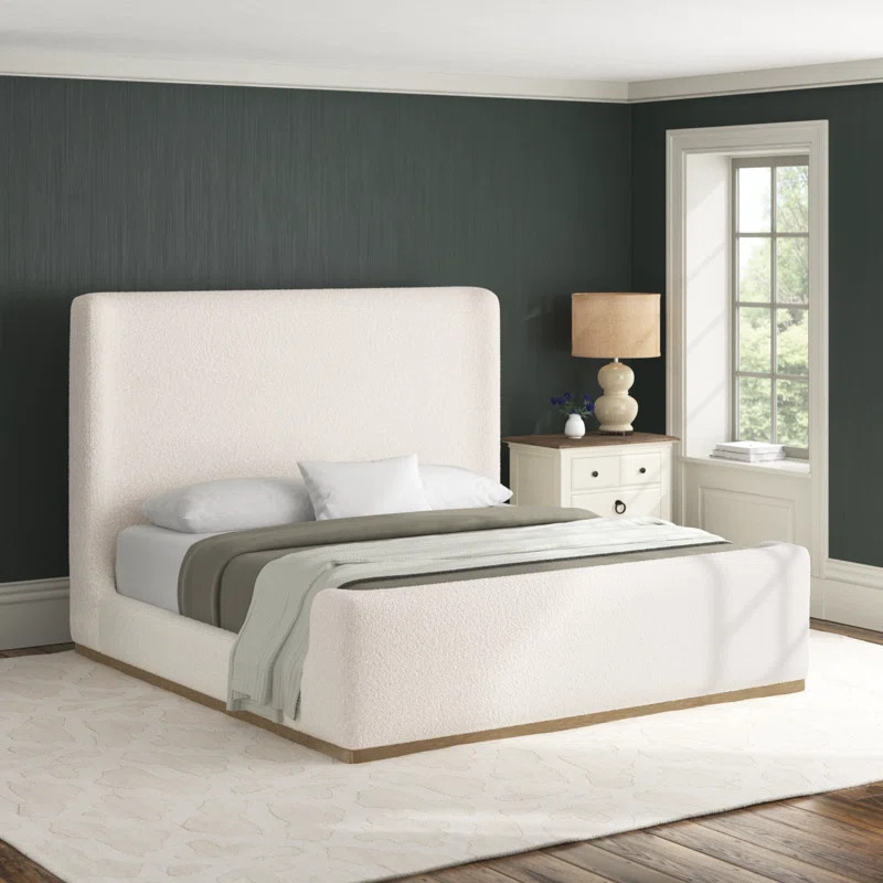 Birch Lane™ Marlin Upholstered Wingback Bed & Reviews | Wayfair | Wayfair North America