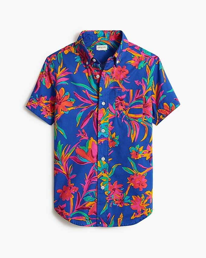 Boys' floral washed shirt | J.Crew Factory