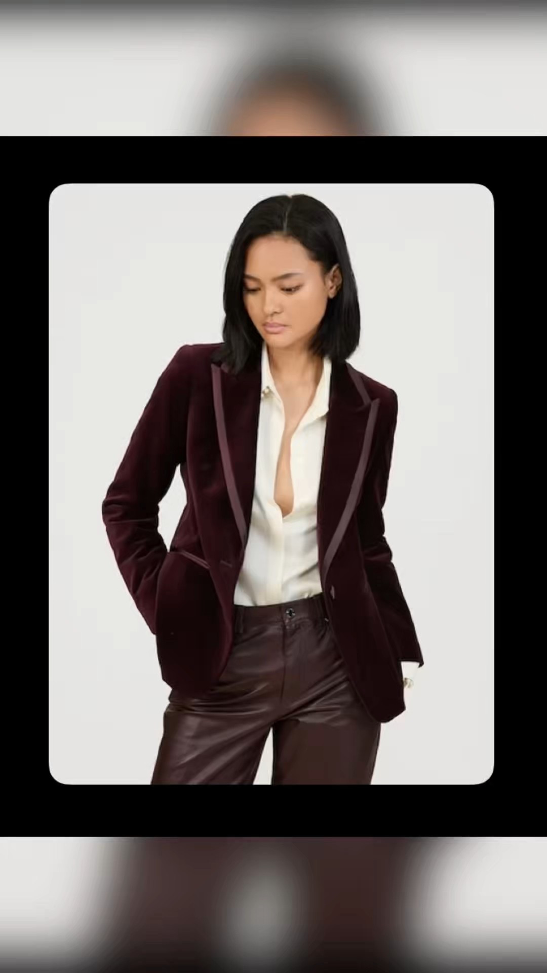 
A rich burgundy velvet blazer paired with a silk blouse and tailored trousers—an elevated fall outfit that blends softness and structure. Perfect for work, dinner dates, or city nights from São Paulo to Mexico City. Quiet luxury with a warm, polished finish.


#LTKGiftGuide #LTKHoliday #LTKBeauty