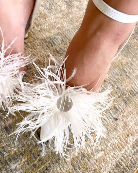 Feather bridal shoes 

#LTKunder50 #LTKSeasonal #LTKwedding