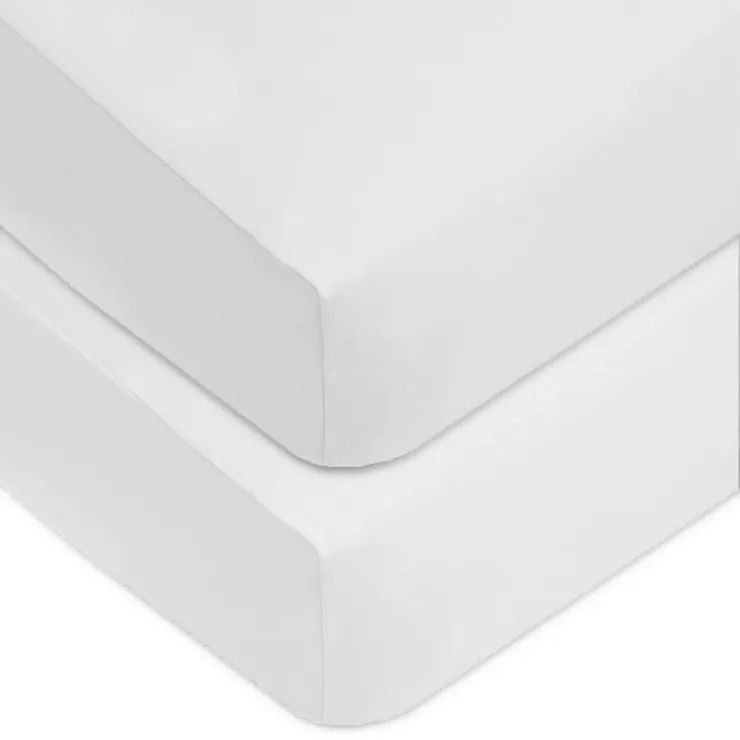 TL Care Printed 100% Cotton Knit Fitted Crib Sheet - 2pk | Target