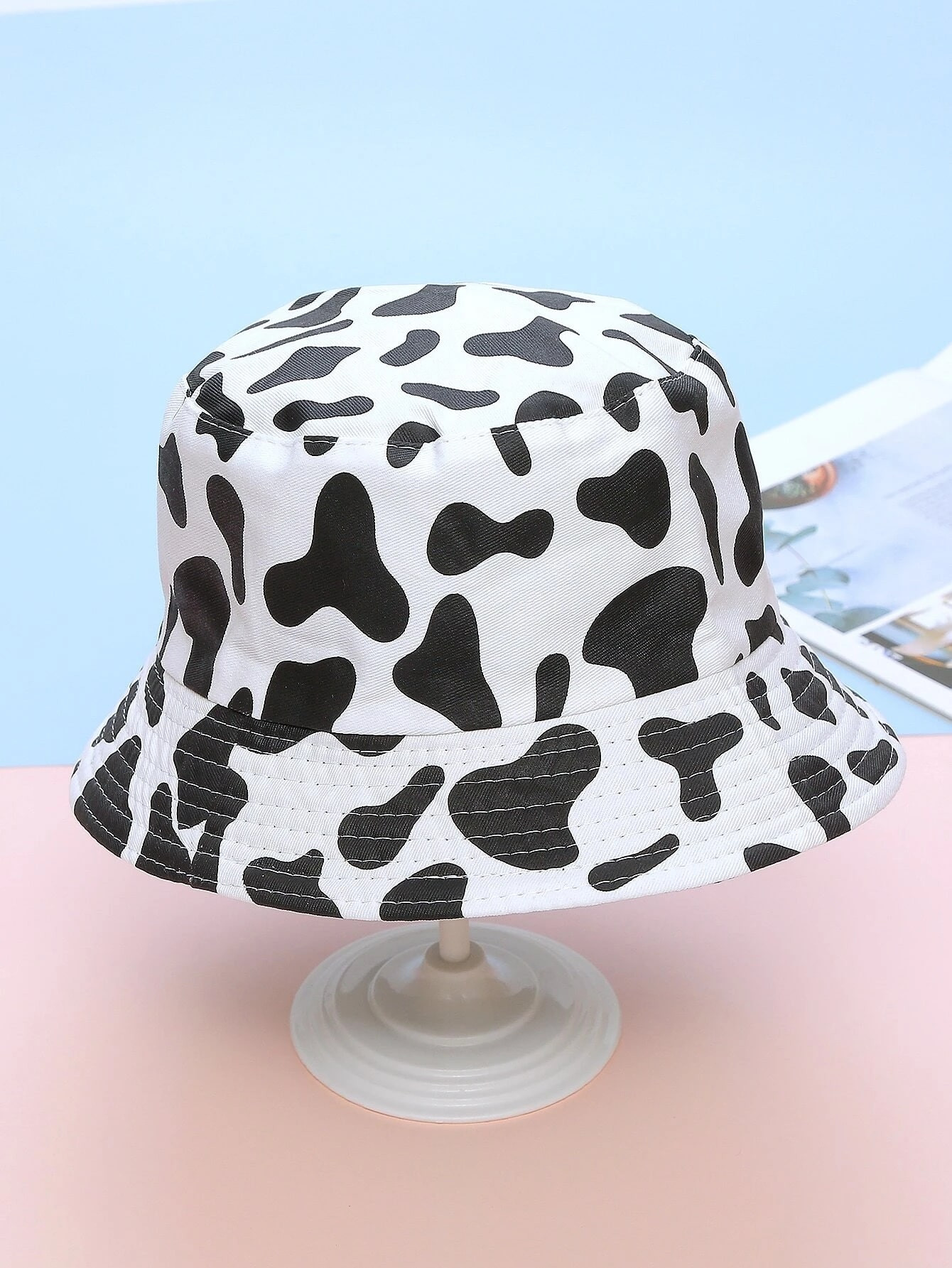 Cow Print Bucket Hat | ROMWE