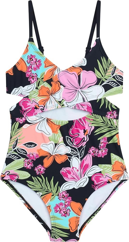 Kanu Surf Girls' Remi Wrap Around Girls One Piece Swimsuit UPF 50+ Bathing Suit Swimwear | Amazon (US)