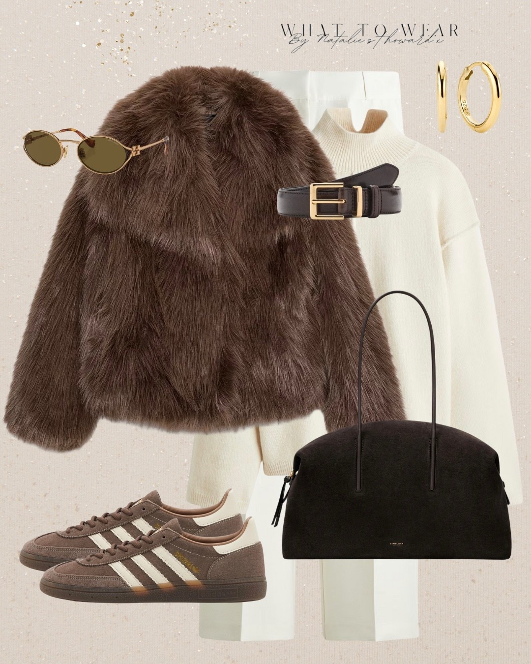 I love an all cream base 😍 love those cream base with the gorgeous brown adidas spezial trainers and the brown faux fur coat 😍 that new shape demellier bag is gorgeous too! Xx

#LTKuk #LTKstyletip #LTKwinter