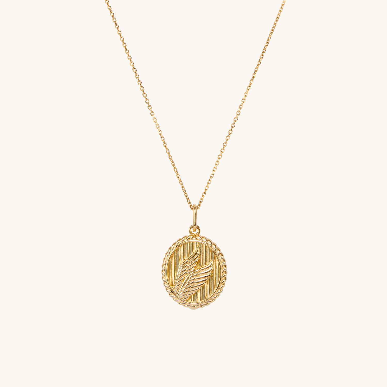 Victory: Winged Coin Pendant Necklace : Handcrafted in 18k Gold Vermeil | Mejuri | Mejuri (Global)