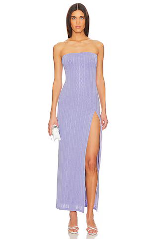 MORE TO COME Jayne Strapless Dress in Lilac from Revolve.com | Revolve Clothing (Global)