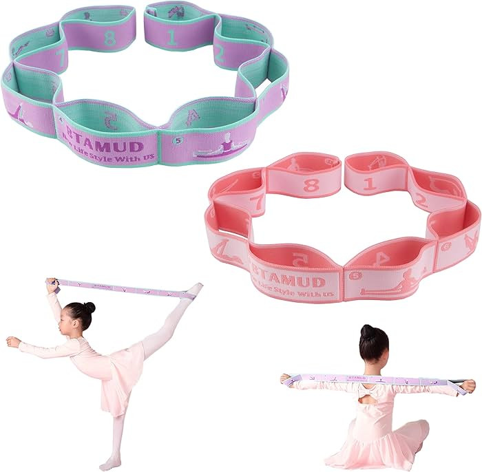 2 PCS Stretch Strap for Kids Dance Elastic Band for Children Gymnastics Stretching Strap Kids Str... | Amazon (US)