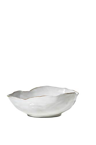 Serene Spaces Living Extra Large Free-Form Edge Glazed Ceramic Bowl- Dinnerware, Centerpiece for ... | Amazon (US)