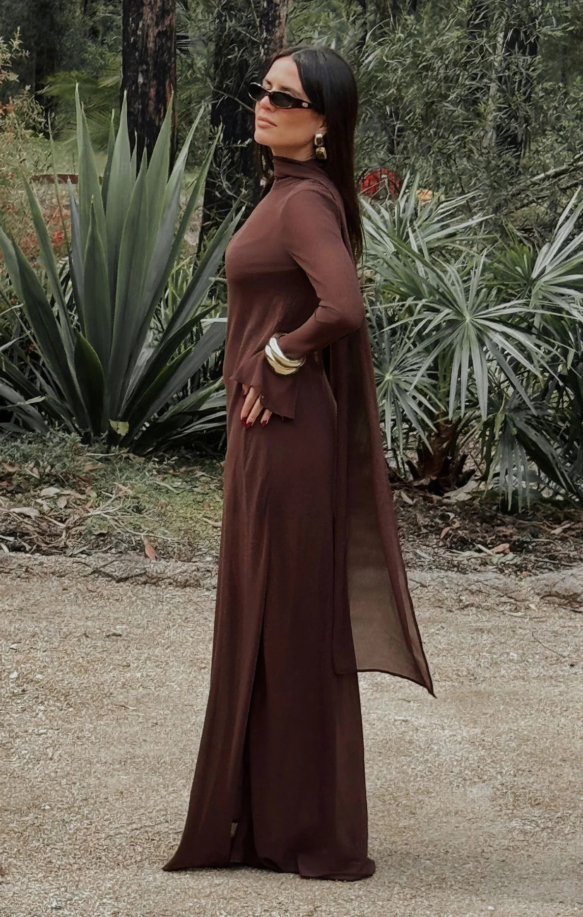 Brandi Maxi Dress ~ Chocolate Chiffon | Show Me Your Mumu