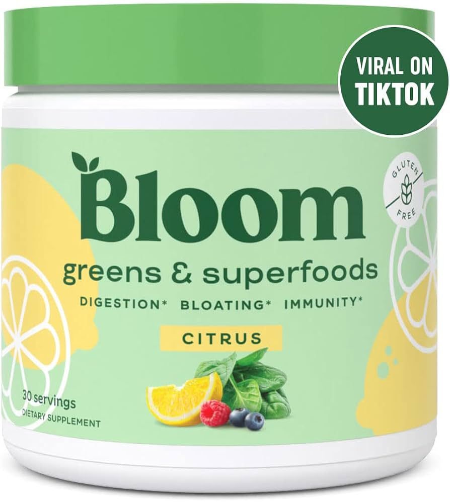 Bloom Nutrition Green Superfood | Super Greens Powder Juice & Smoothie Mix | Complete Whole Foods... | Amazon (US)