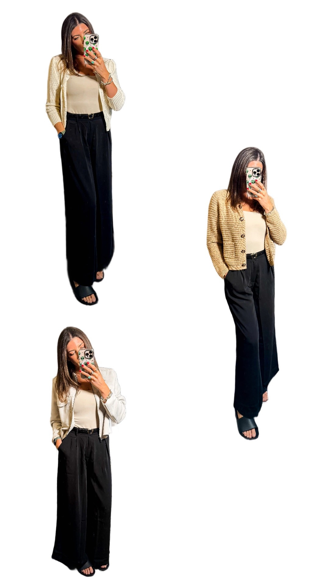 Taking a classic neutral base and switching up the layers! 

Whether it’s a chic tweed jacket, a cozy knit cardigan, or a polished structured blazer, these looks prove that the right topper can completely transform an outfit. 

Which one is your fave? 

#EffortlessStyle #ChicLayers #VersatileWardrobe

#LTKFindsUnder100 #LTKFindsUnder50 #LTKStyleTip