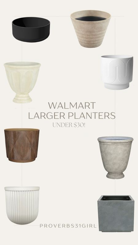 Walmart large planters 

#LTKhome #LTKstyletip #LTKSeasonal