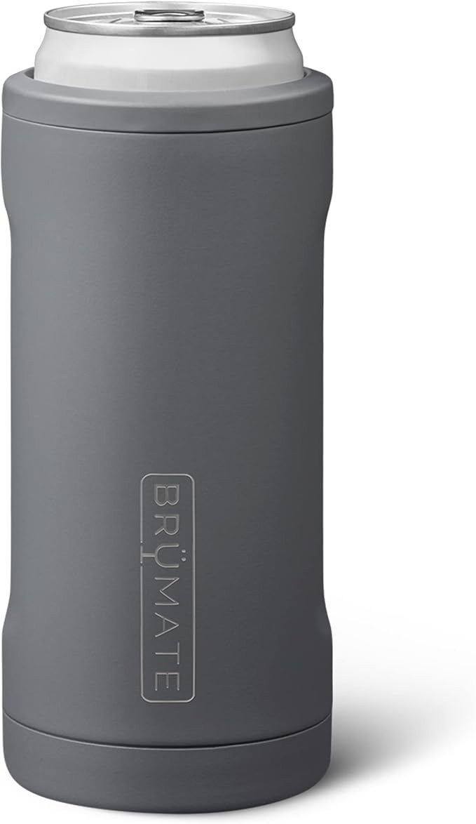 BrüMate Hopsulator Slim Can Cooler Insulated for 12oz Slim Cans | Skinny Can Insulated Stainless... | Amazon (US)