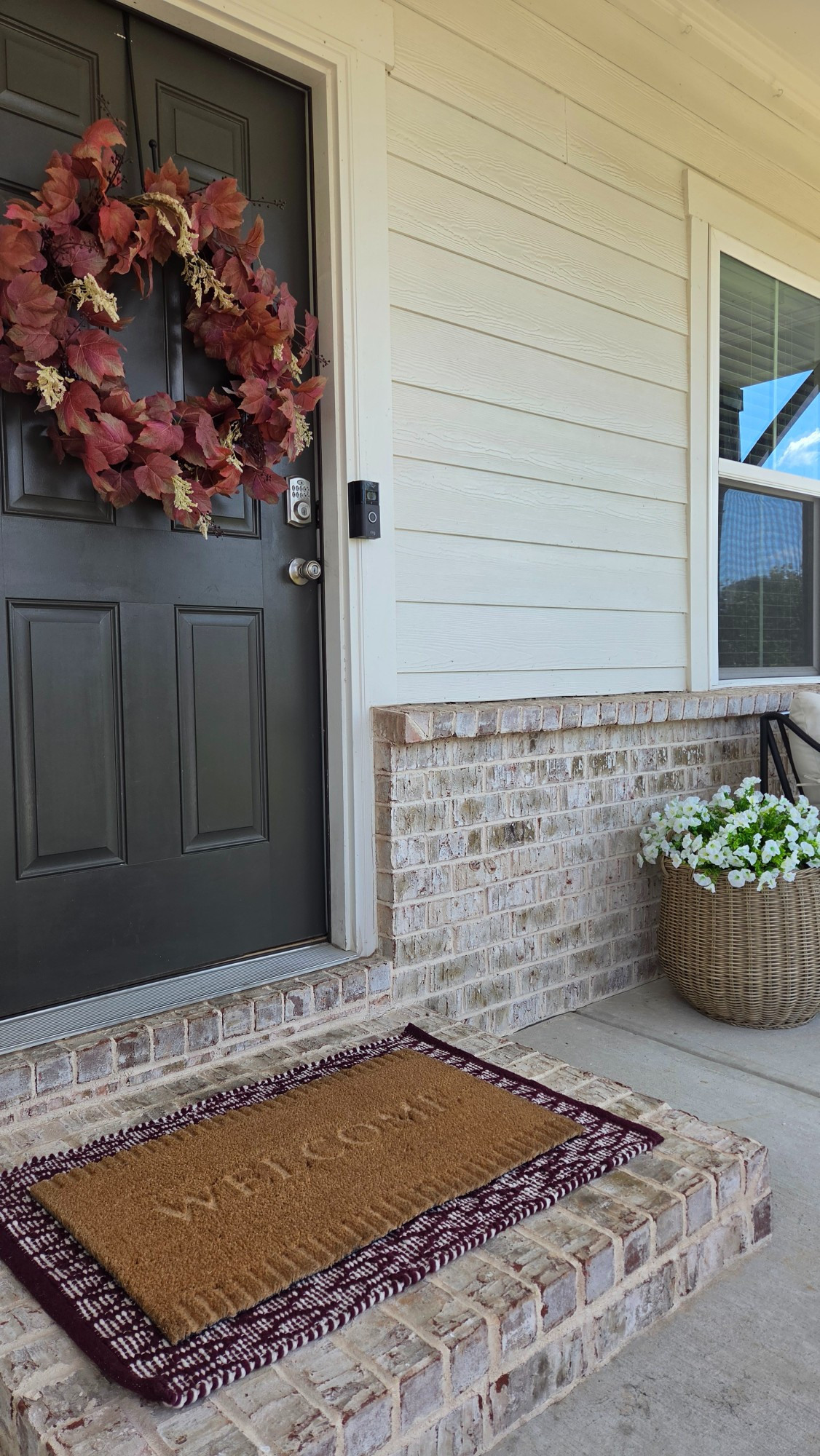 Summer transitioning to fall front porch styling. Slowly starting to switch things over. #porchstyling #target #McGeeandCo

#LTKSeasonal #LTKHome