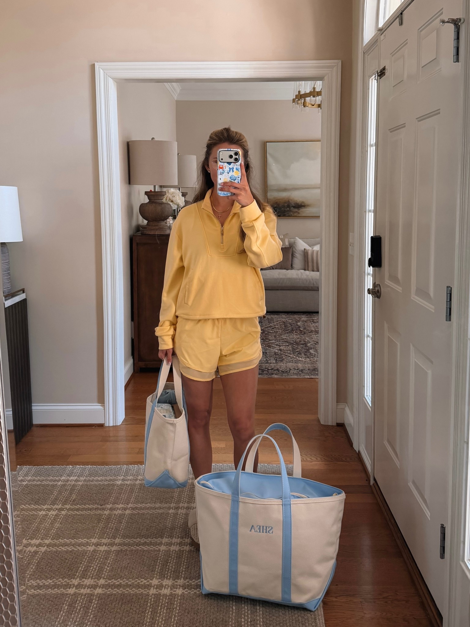 traveling home for easter and this is my cute road trip ootd from salt project. i love the butter yellow athleisure set 🧈💛 wearing size small!

#LTKootd #LTKdayinmylife #LTKgrwm