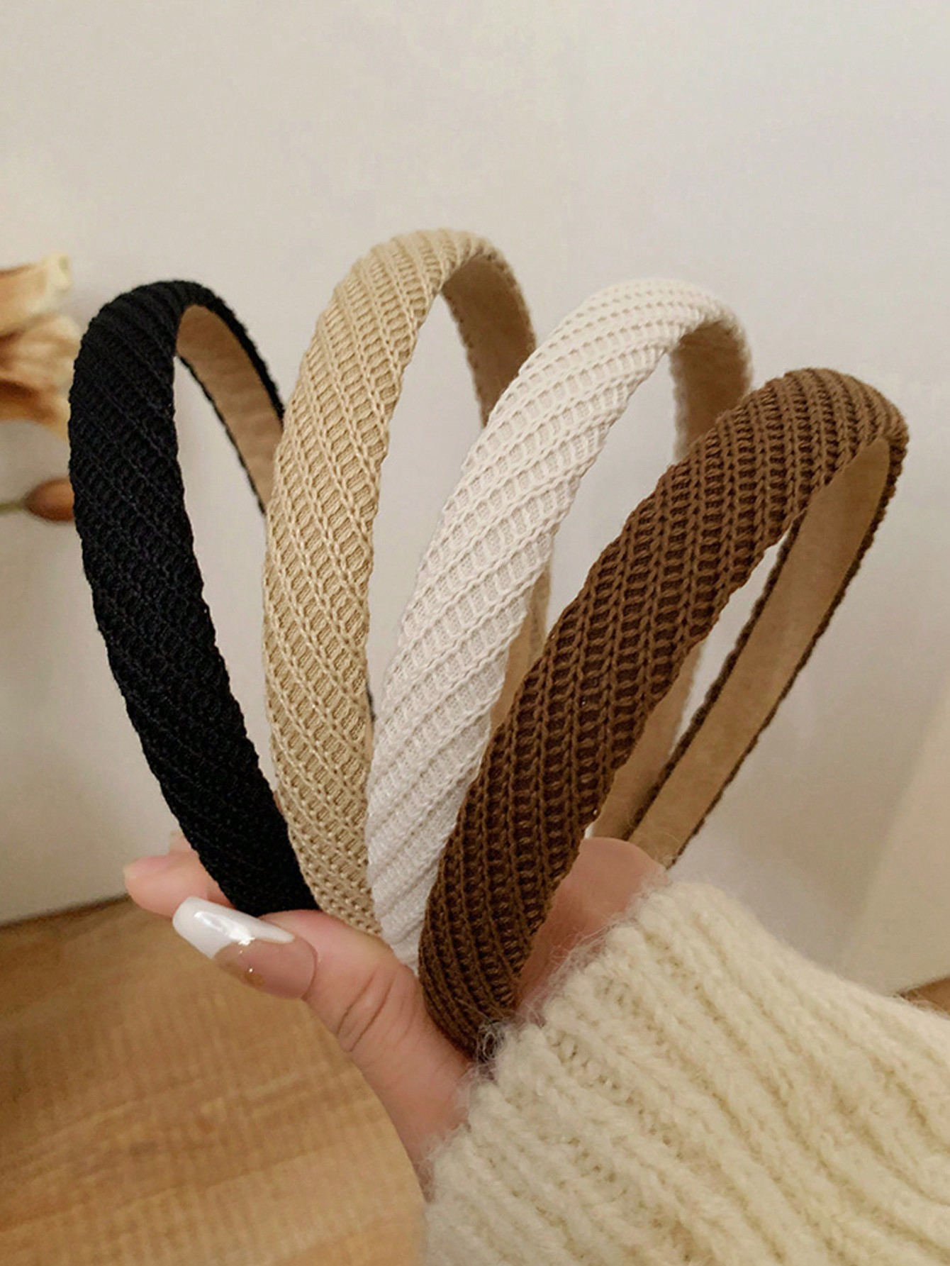 4pcs Women Houndstooth & Floral Print Fashion Headband For Daily Life Boho | SHEIN