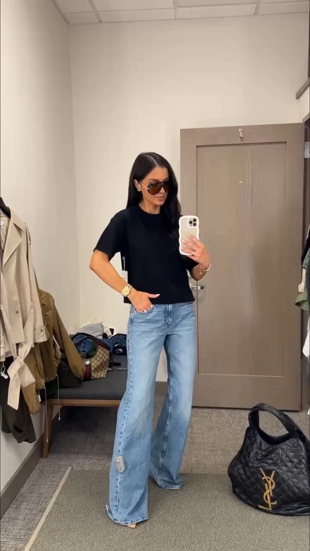 Nordstrom anniversary sale picks I’m buying 
Mother kick it jeans wearing a 24 - my favorite pair from the #NSALE
Nordstrom short sleeve cashmere sweater wearing an xs

#LTKSaleAlert #LTKOver40 #LTKmomlife