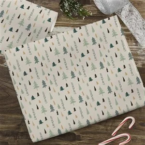 Christmas Aspen Personalized Wrapping Paper Roll | Personalization Mall
