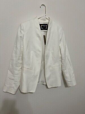 J. Crew White open blazer NWT Sz. 6 | eBay US