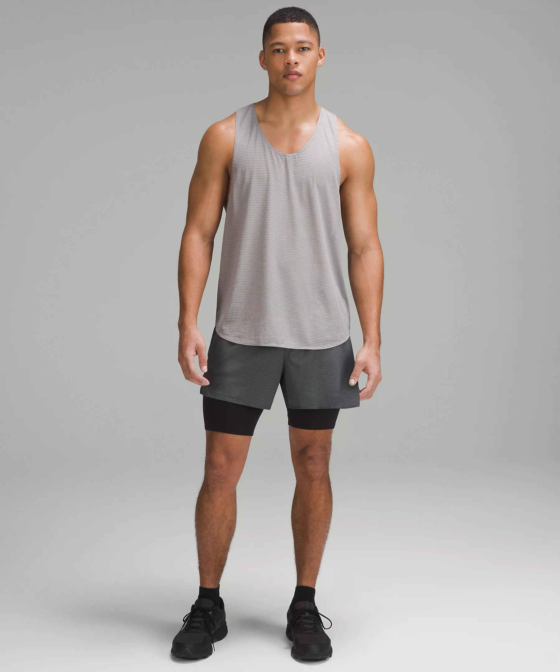 lululemon lab Grid Mesh Singlet *Graphic | Men's Sleeveless & Tank Tops | lululemon | Lululemon (US)