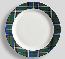 Stewart Plaid Stoneware Dinner Plates - Set of 4 | Pottery Barn (US)