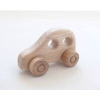 Infants Handmade Folk Art Organic Small One Wooden Toy CAR Size 10cm | Etsy (US)