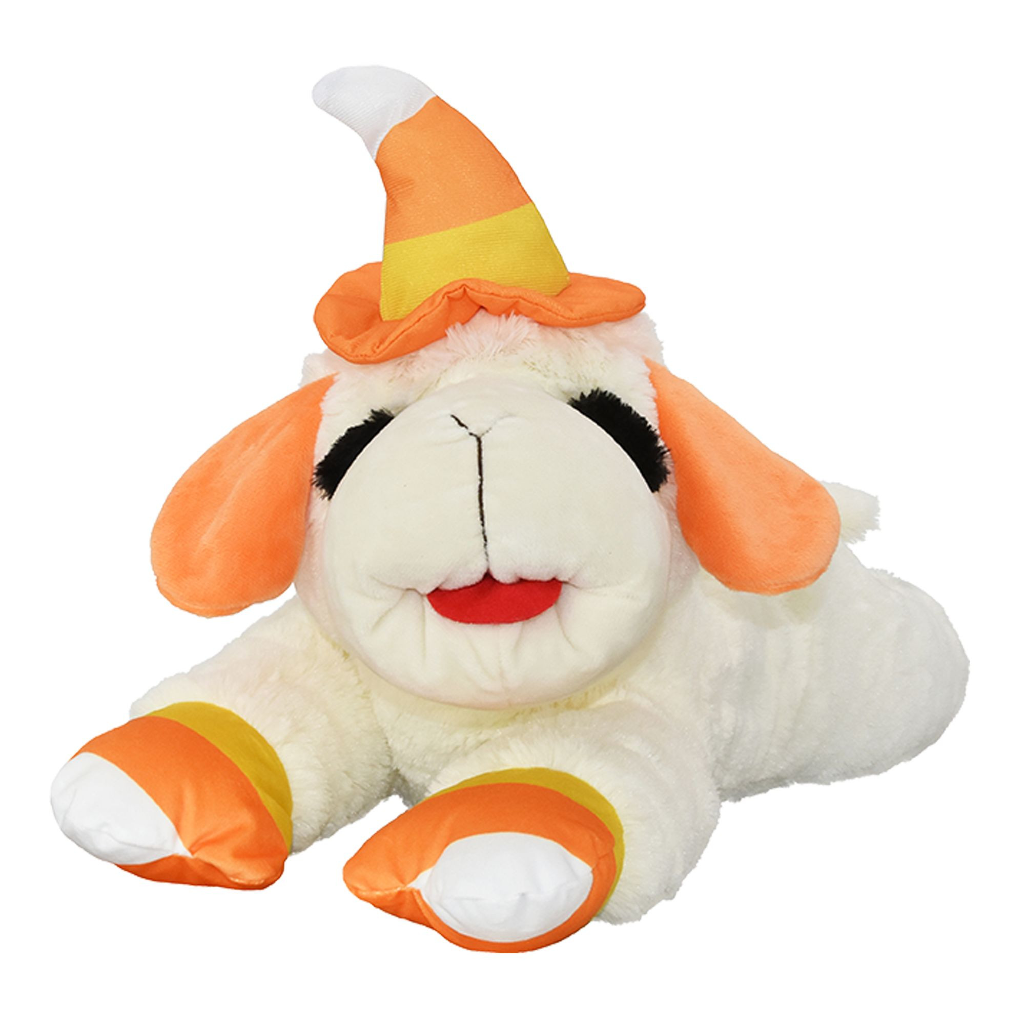 Multipet® Jumbo Halloween Lamb Chop with a Candy Corn Hat and Paws 24" | PetSmart