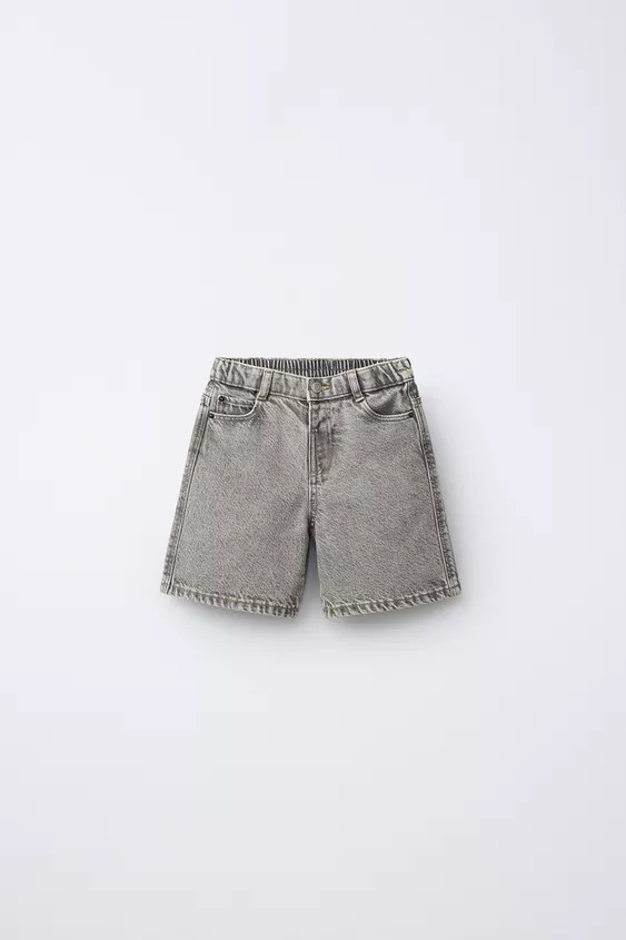 ACID WASH DENIM SHORTS | Zara US