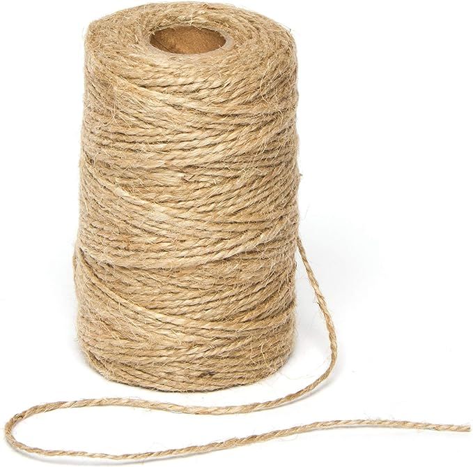 Baker Ross AG222 Natural Textured Hessian Jute Twine for Crafting (2mm x 100m) | Amazon (UK)