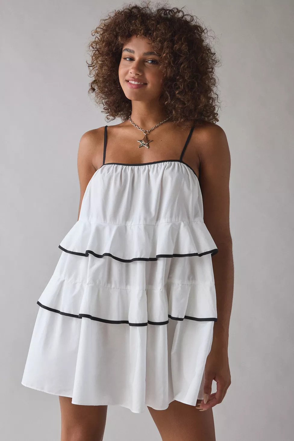 Sister Jane Gabriel Tiered Cami Mini Dress | Urban Outfitters (US and RoW)