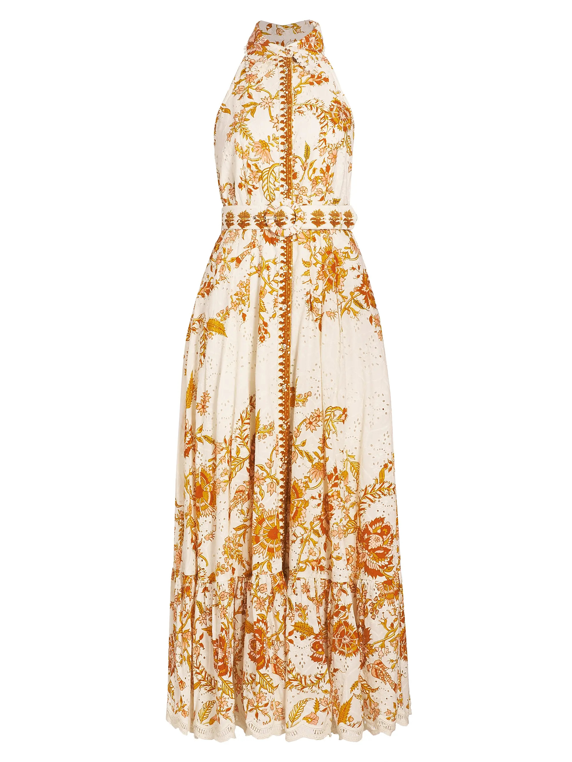 Belted Floral Shirtdress | Saks Fifth Avenue