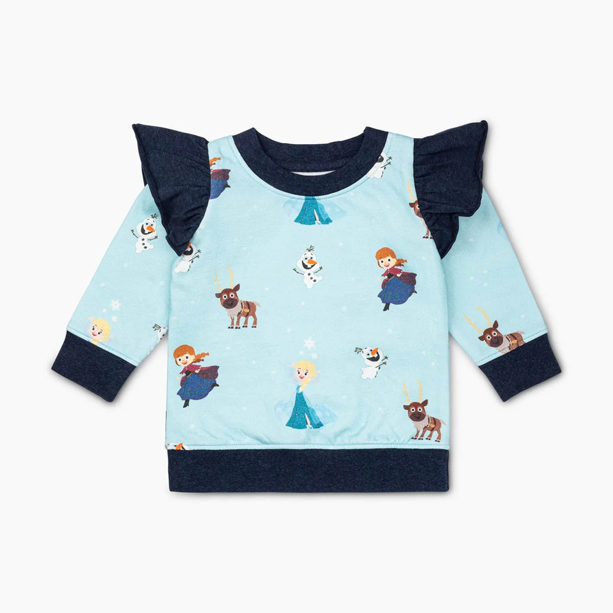 Monica + Andy - Double Ruffle Sweatshirt | Monica + Andy