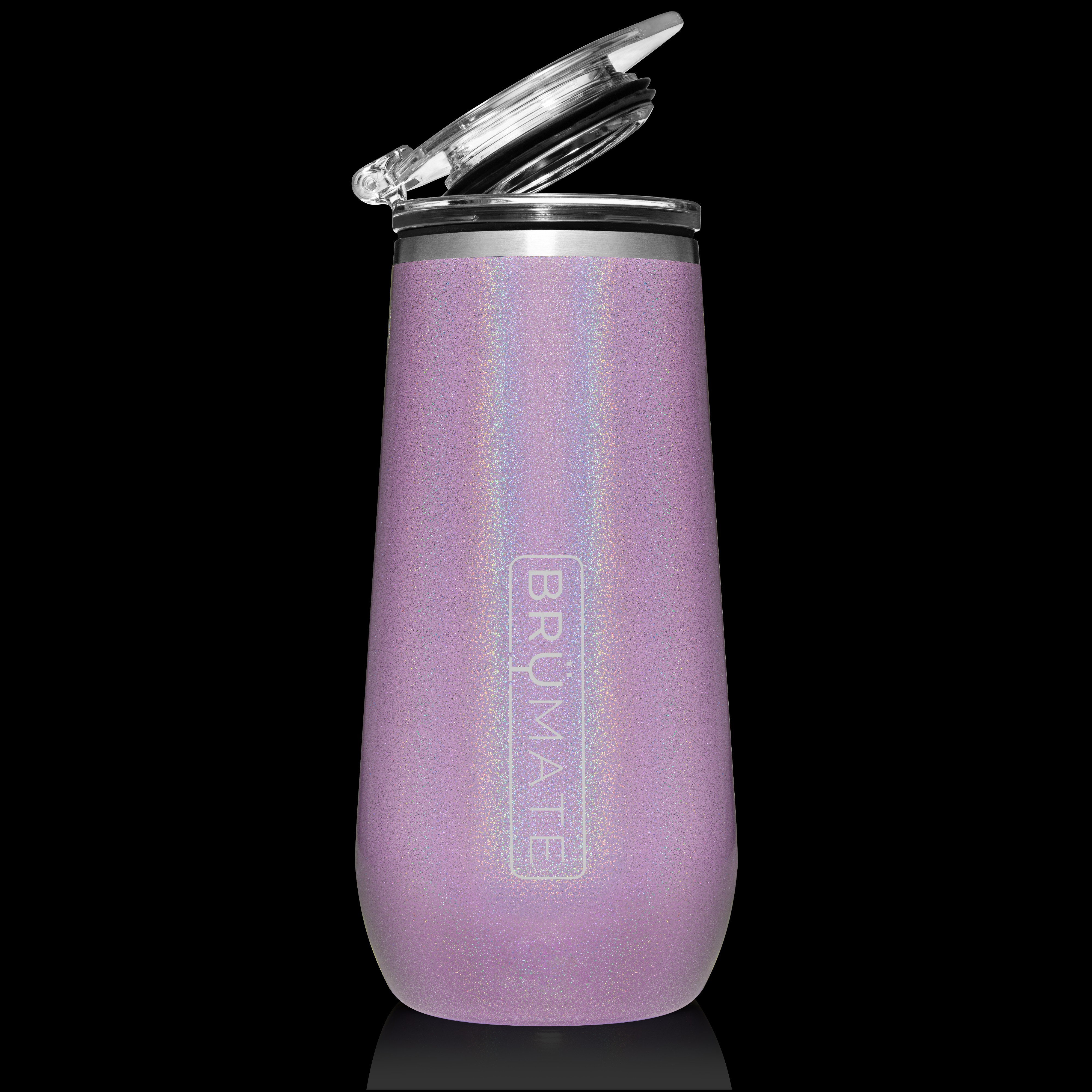 Champagne Flute 12oz | Glitter Violet | BruMate