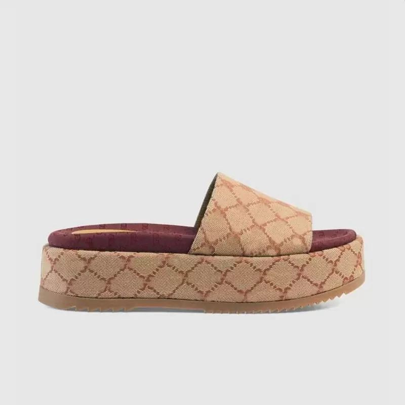 2023 New Designer Guccie Slippers Sandal Sliders For Womens Men Macaron thick bottom non-slip sof... | DHGate