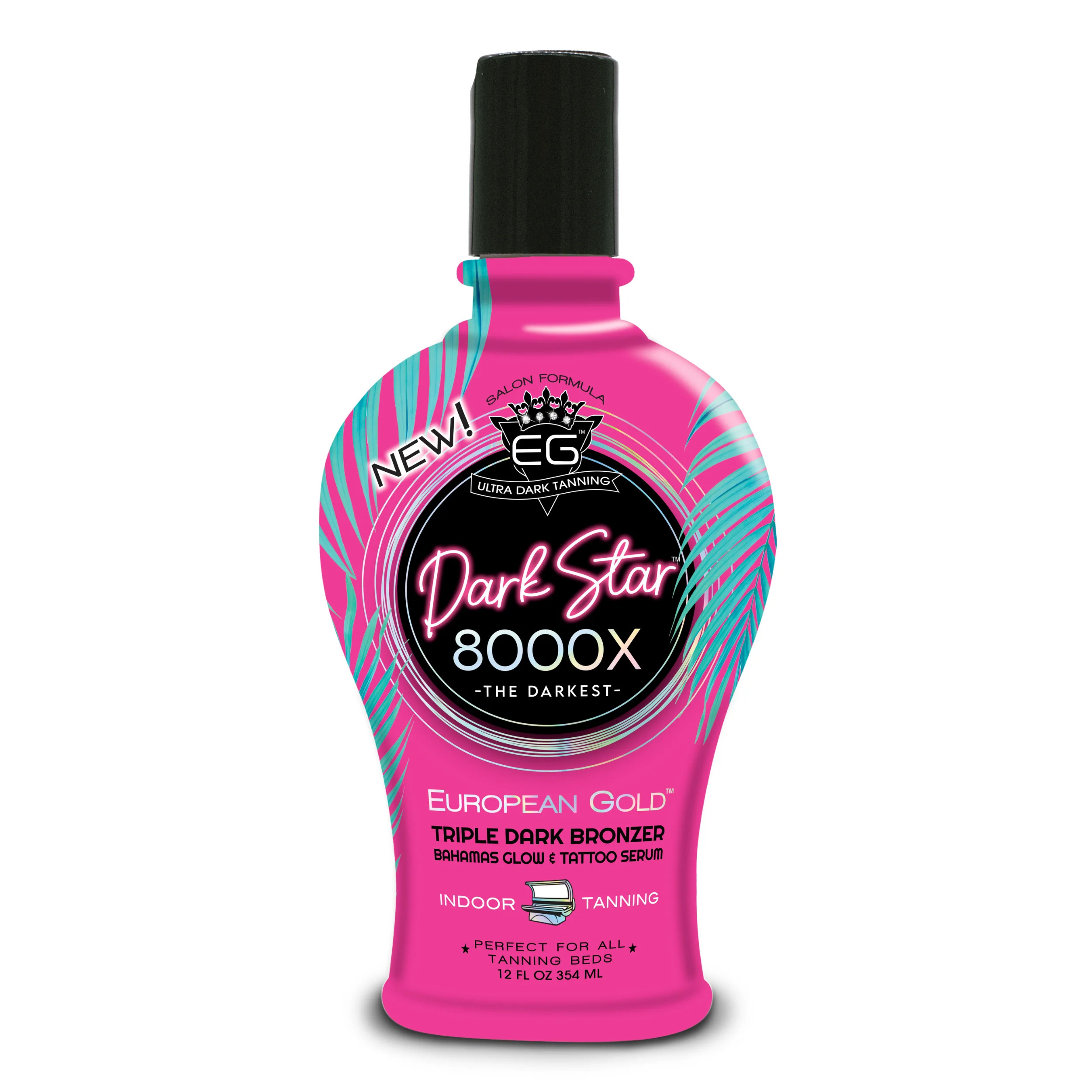 European Gold Dark Star 8000x New Body Tanning - Walmart.com | Walmart (US)
