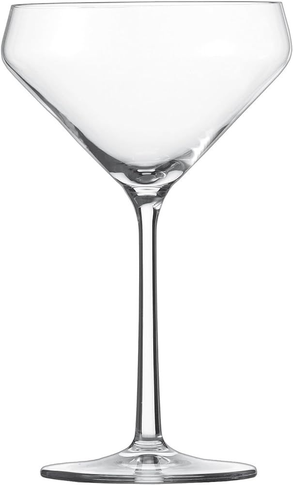 Zwiesel Glas Pure German Crystal Glassware Collection, 6 Count (Pack of 1), Martini Cocktail Glas... | Amazon (US)